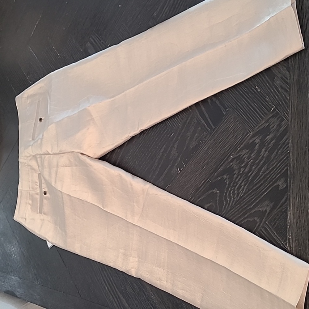 J. Crew Rose Gold Cropped Metallic Trousers - Picture 8 of 12